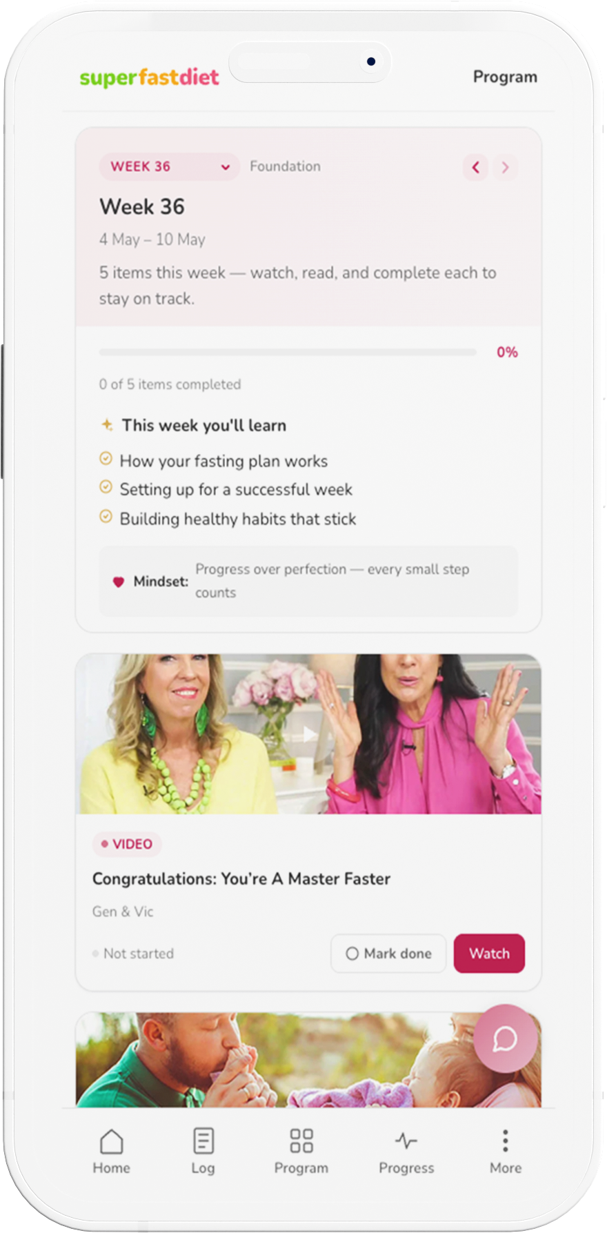 Habit Tracker app screen