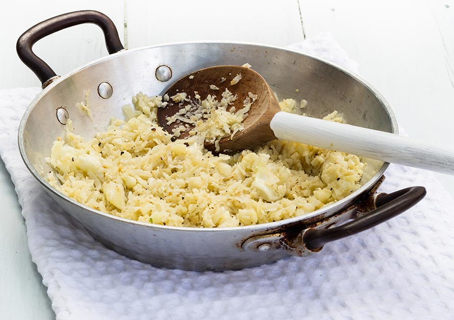 Easy cauliflower rice recipe