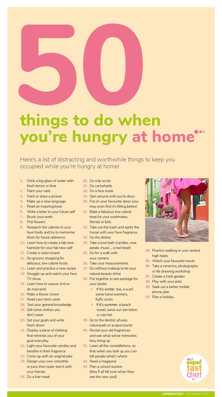 how to stop snacking at home - printable