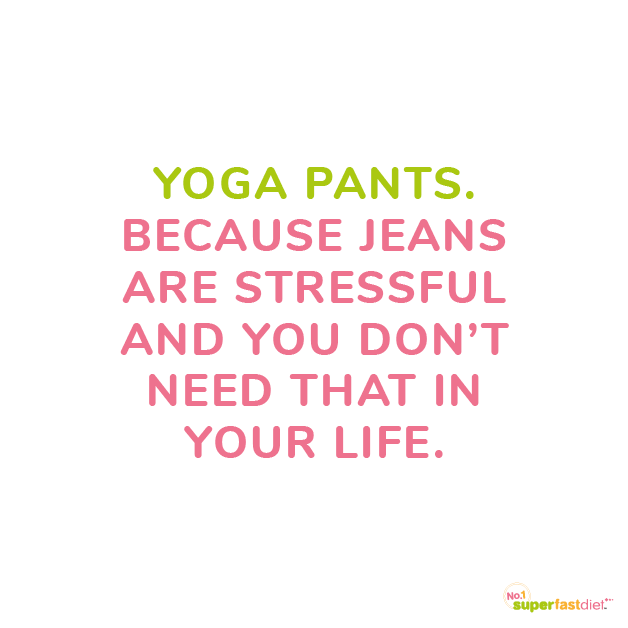 yoga joke - pants