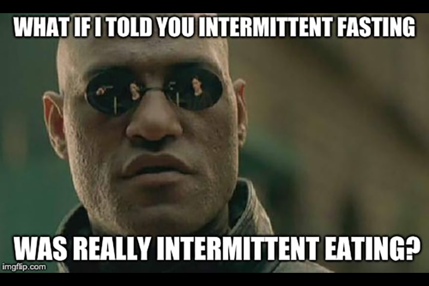 matrix morpheus funny intermittent fasting meme