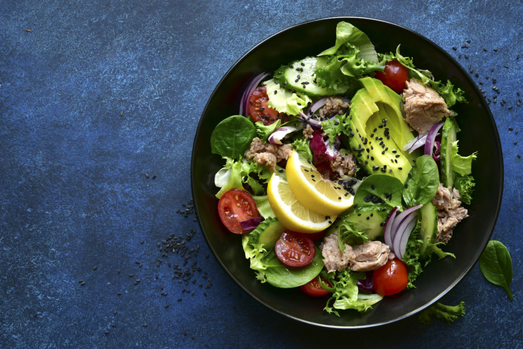 tuna and salad