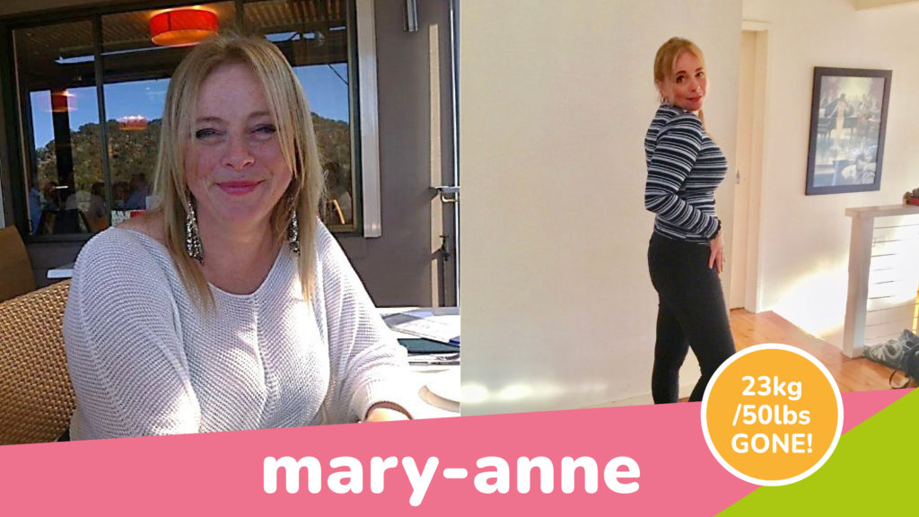 mary-anne o’connor lost 23kgs but then lockdown gave her 8kgs back.
