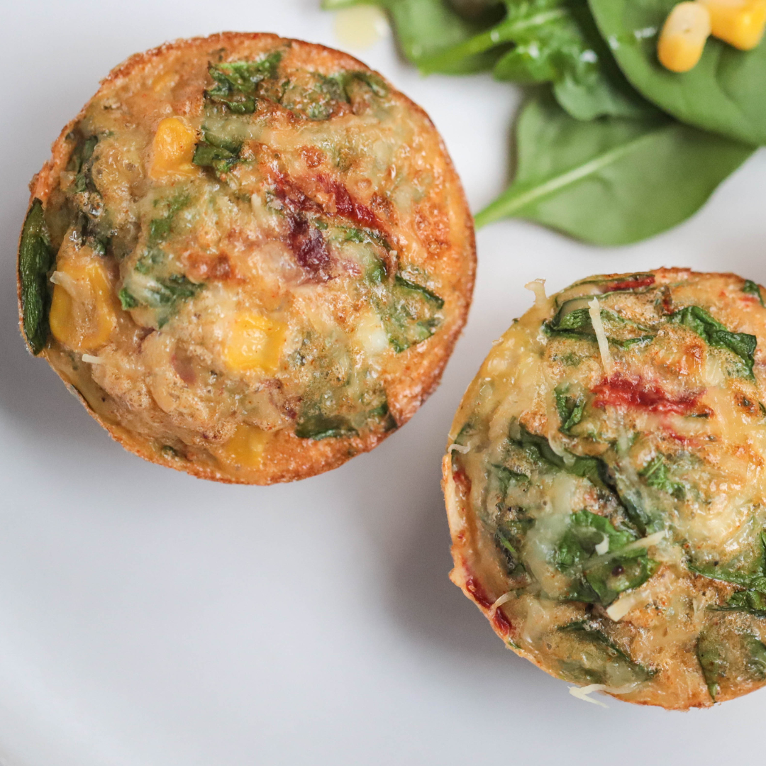 CAPSICUM & CORN EGG CUPS