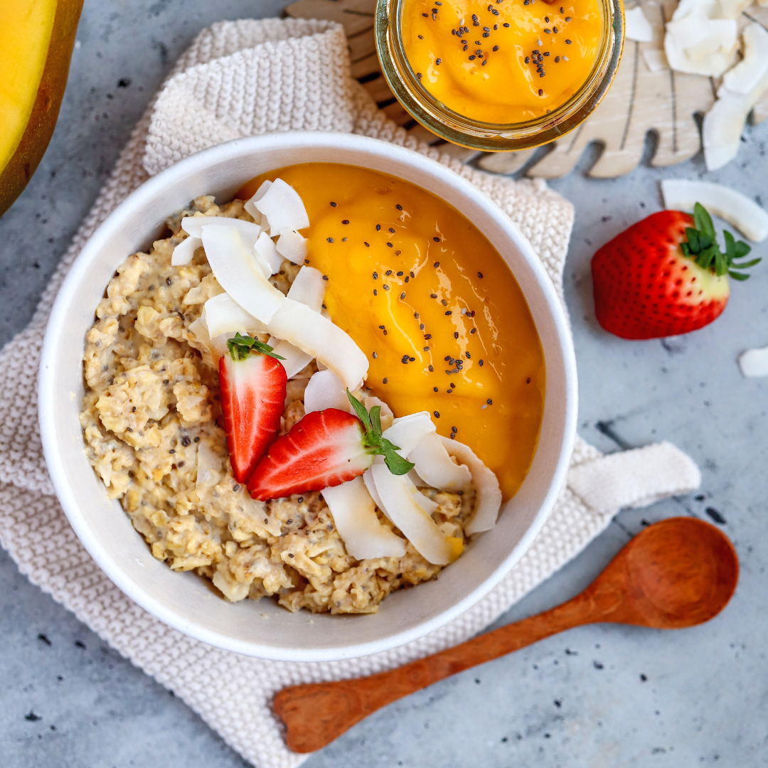 Creamy Protein Mango Oats