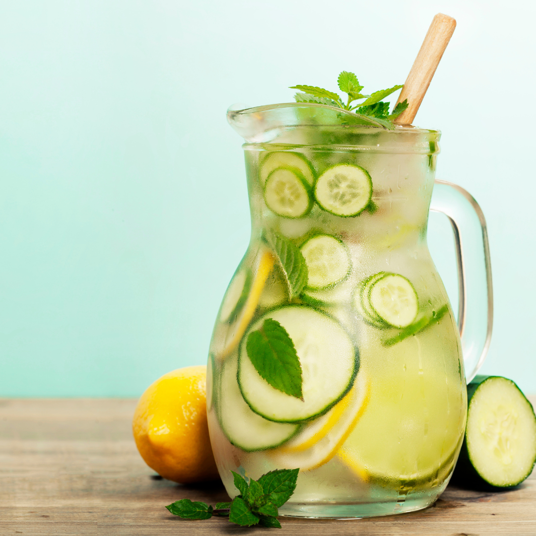 Cucumber, Lemon, Mint Water Infusion
