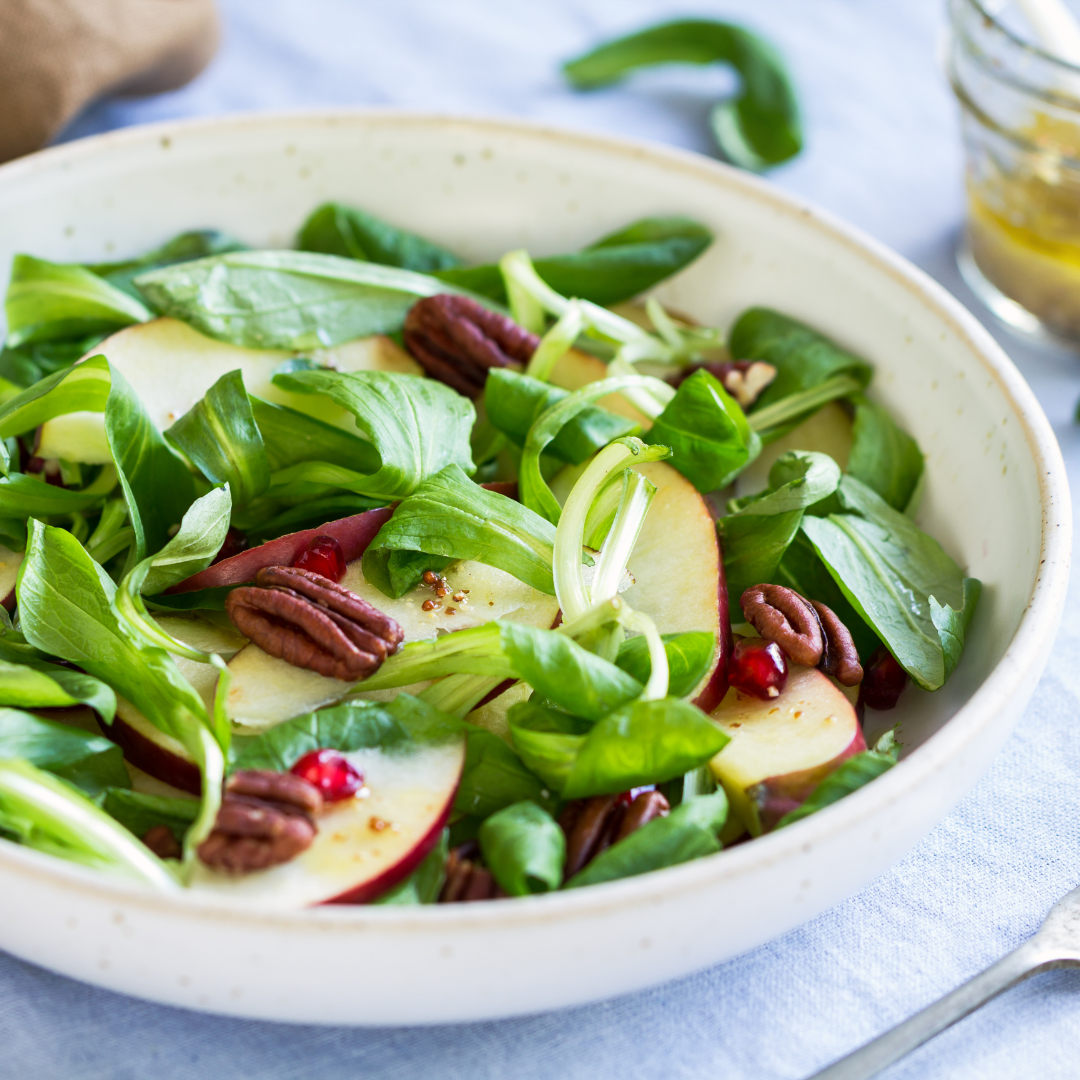 Holiday Salad with Pomegranate Vinaigrette