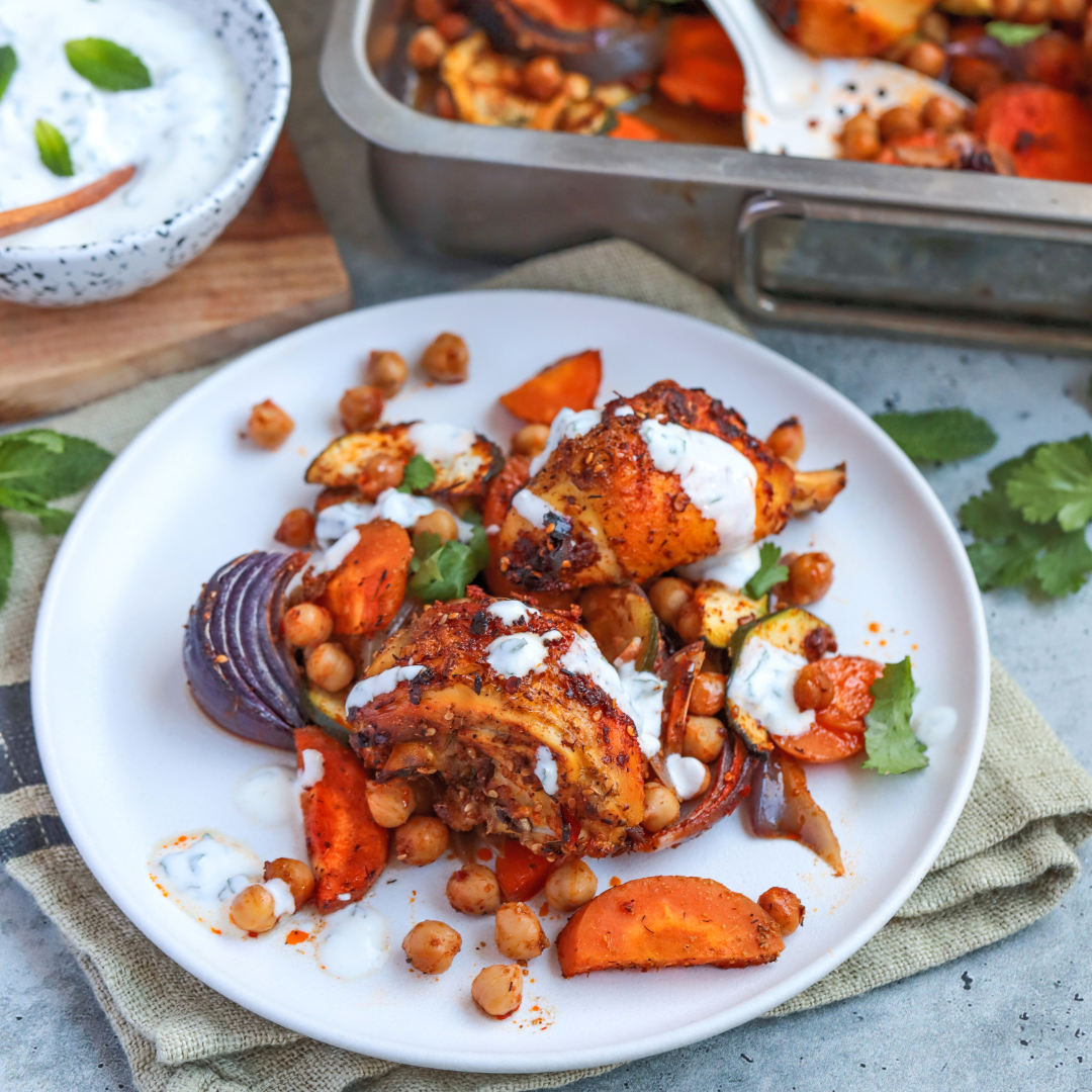 Middle Eastern Chicken Traybake