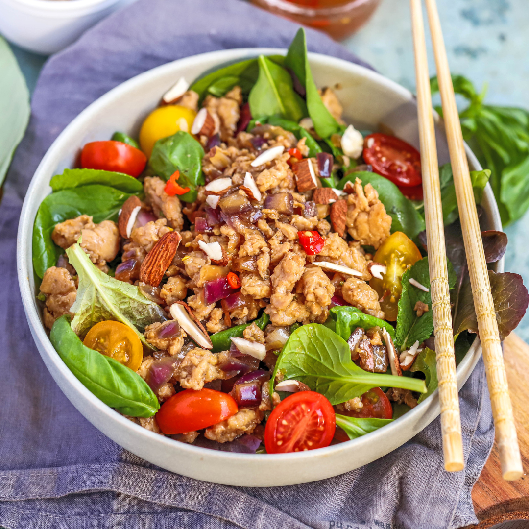 Zesty Chicken Larb Salad