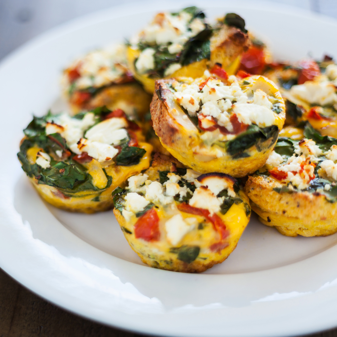 Egg And Vegetable Muffins With Feta